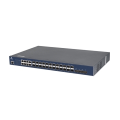 16*GE(SFP)+8*GE(SFP/RJ45 combo)+4*10GE/GE(SFP+) switch