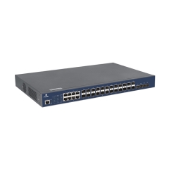 16*GE(SFP)+8*GE(SFP/RJ45 combo)+4*10GE/GE(SFP+) switch